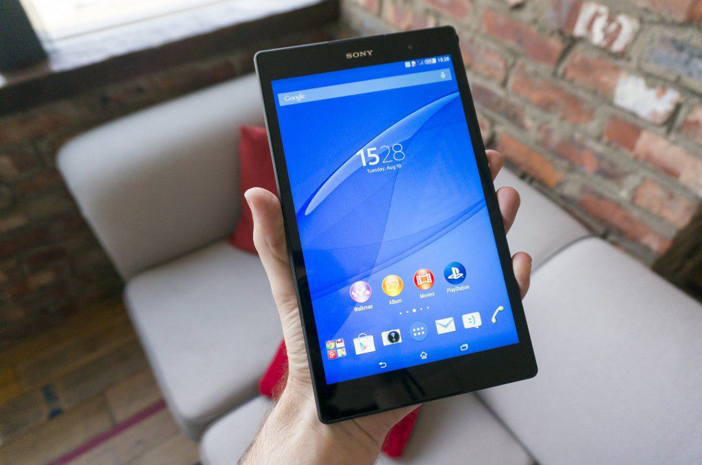 z3 tablet hand